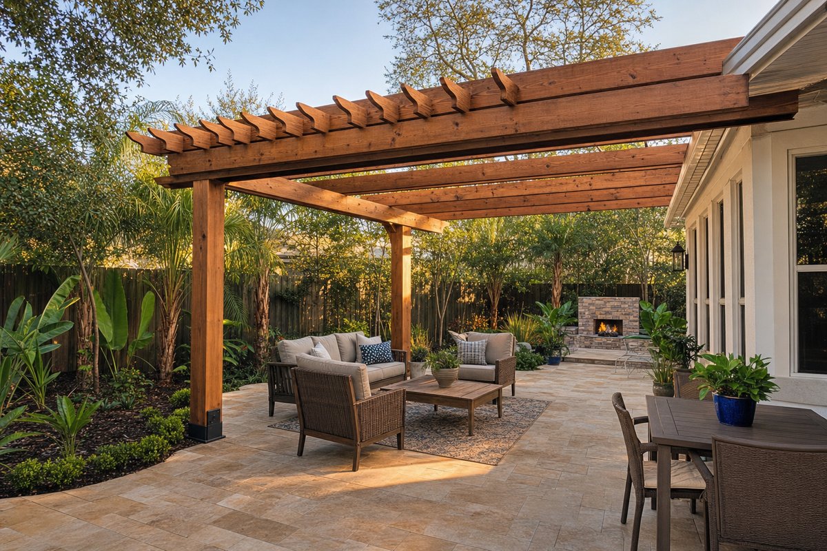 Custom Pergolas vs Traditional Patios: Which Is Right for Your Jacksonville Home?
