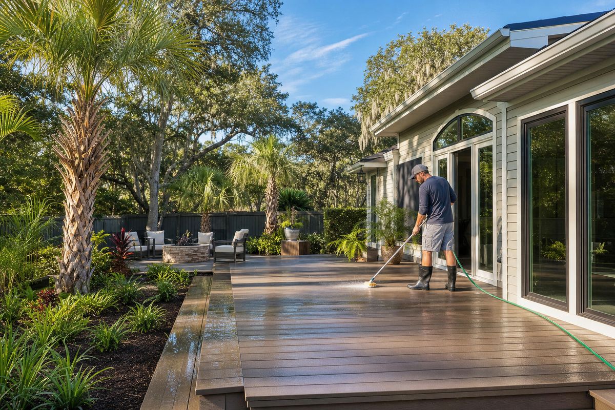 How to Clean Composite Decking in Florida
