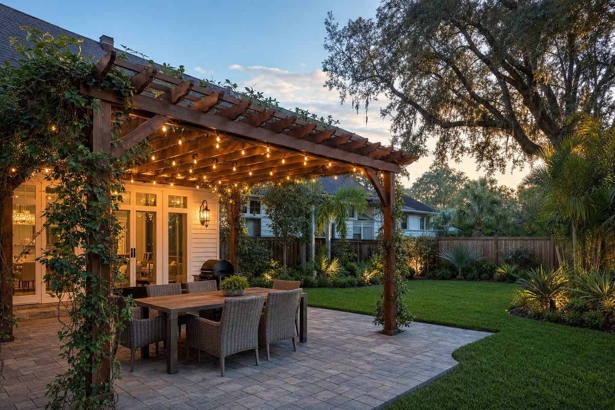 Pergola Ideas for Jacksonville Backyards