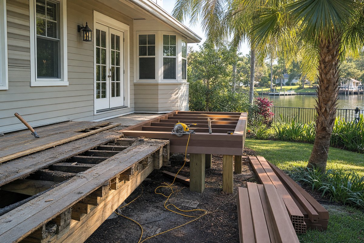 What to Expect When You Replace an Old Deck in Jacksonville