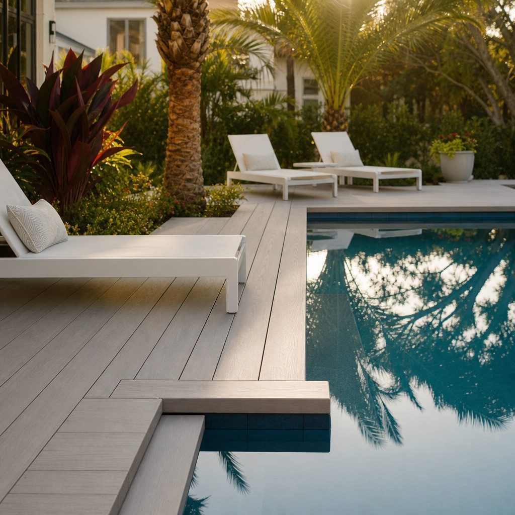 Mandarin AZEK pool deck